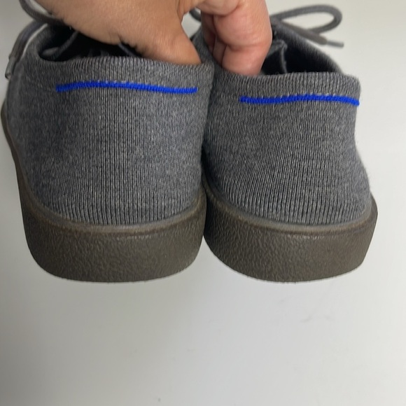 Rothy’s The Monty Merino Wool Mountain Grey Lace Up Men’s Size 11 - Picture 5 of 7